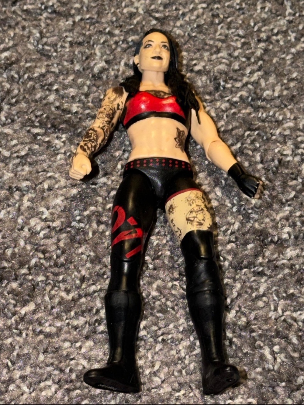 WWE Wrestling Jakks Ruby Riot Action Figure Collectible Toy Diva Used Pre Owned.
